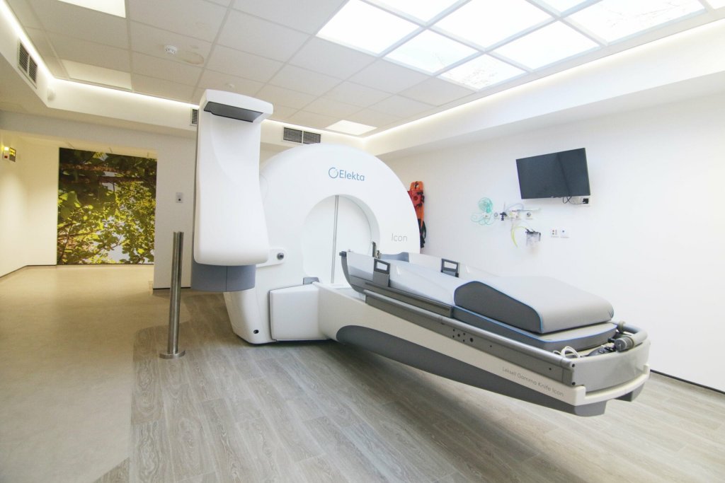 Gammaknife Icon at Genesis Care Cromwell where some of the brain Stereotactic Radiosurgery treatments are performed.